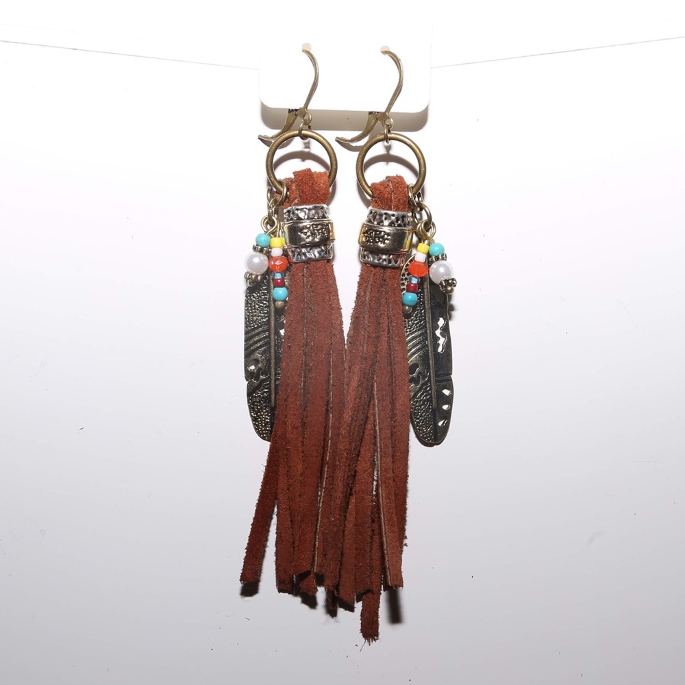 Handmade Leather Earrings